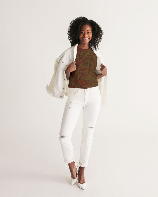 Art face Women's Cropped Tank