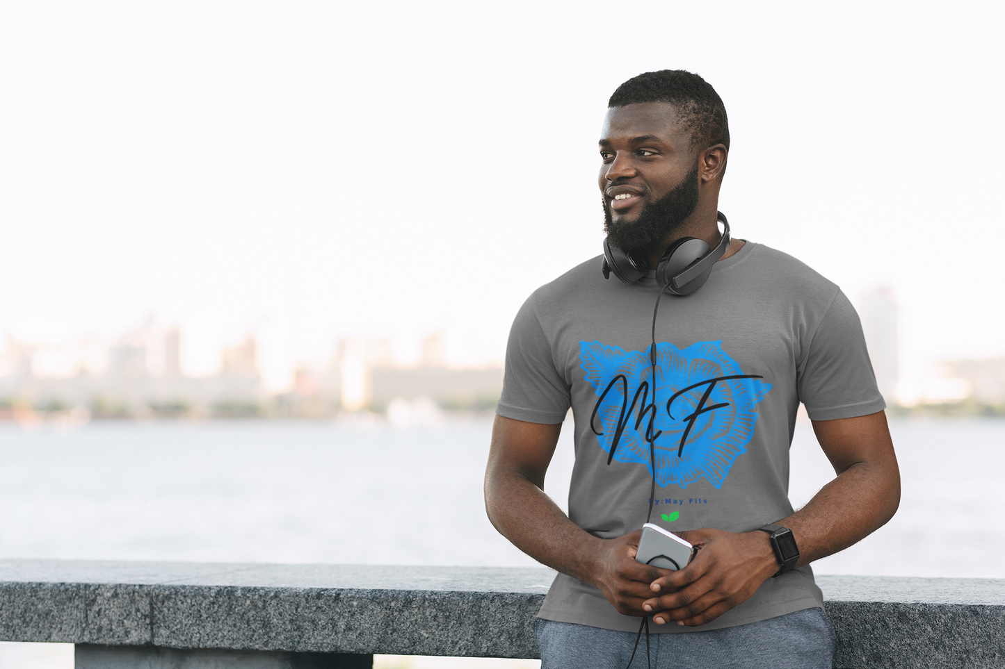 Heavy Cotton Tee with MF logo