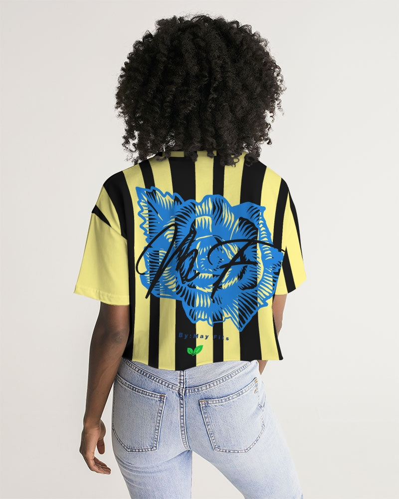 Y Yellow Women's Lounge Cropped Tee