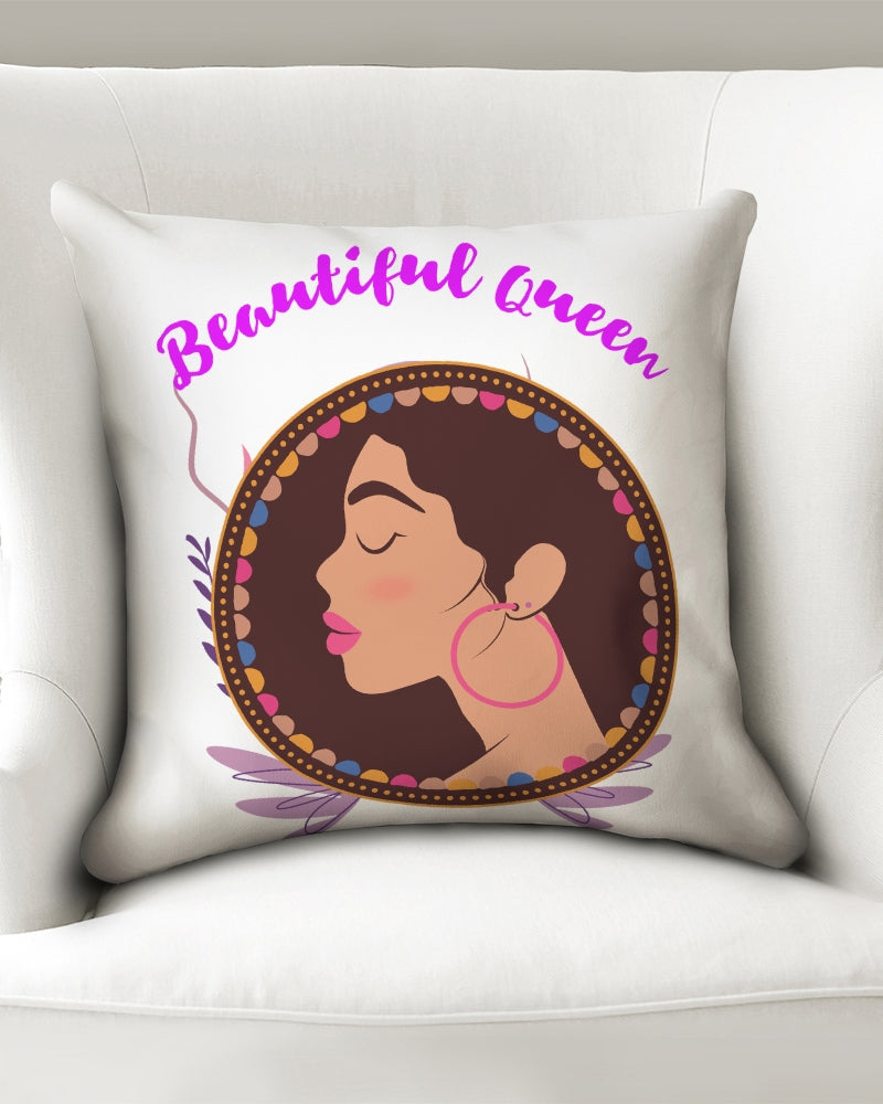 Beautiful queen Throw Pillow Case 18"x18"