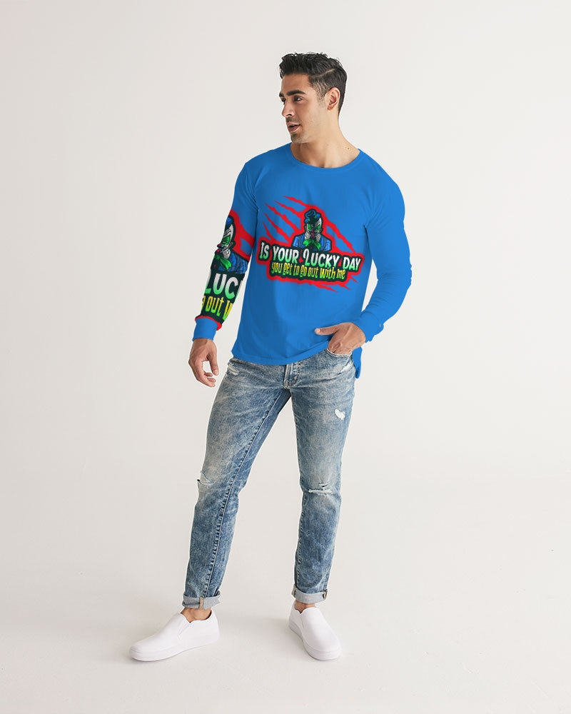 Blue Lucky Men's Long Sleeve Tee