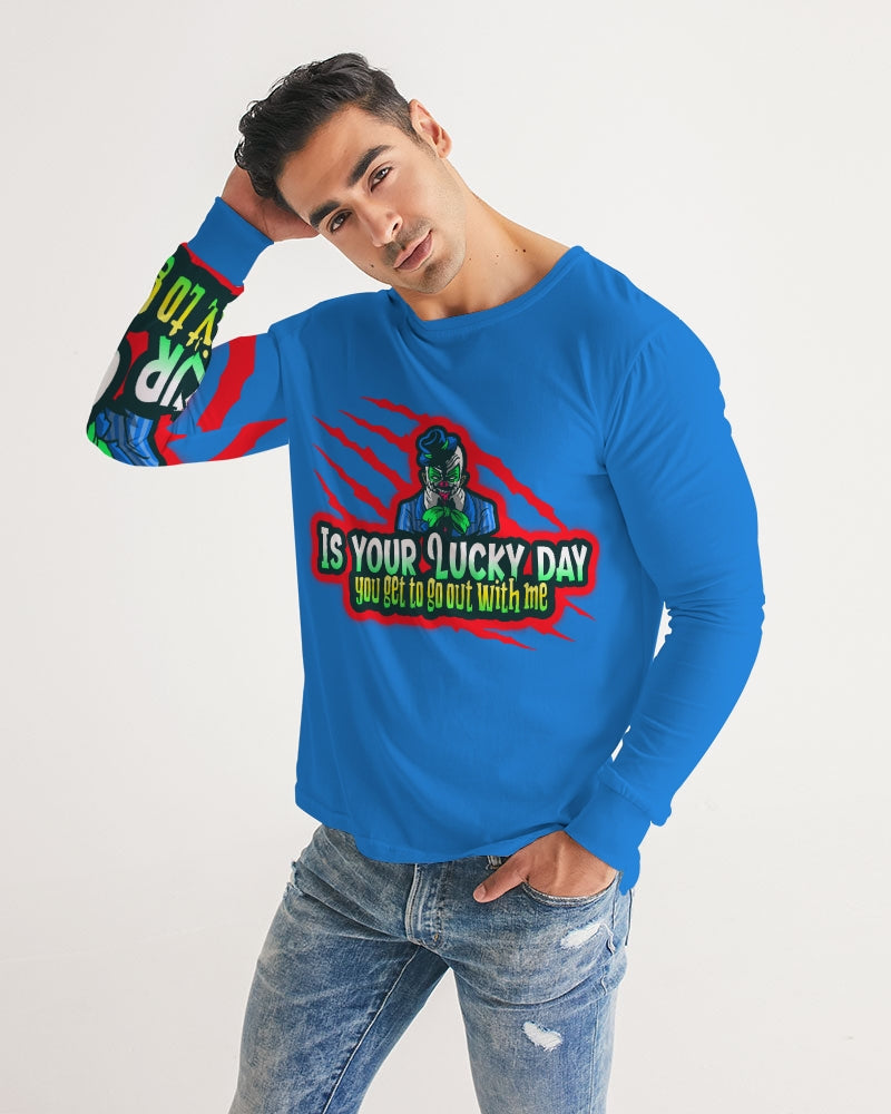 Blue Lucky Men's Long Sleeve Tee