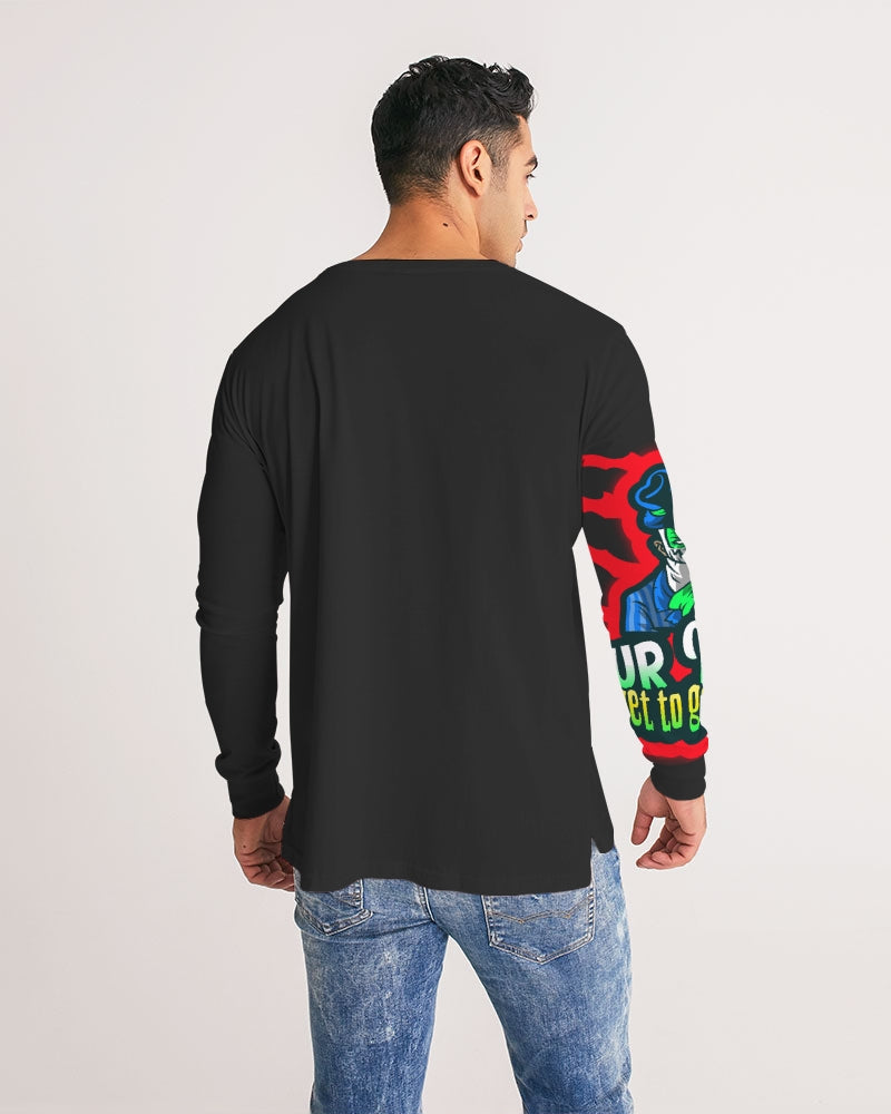 Black Lucky Men's Long Sleeve Tee