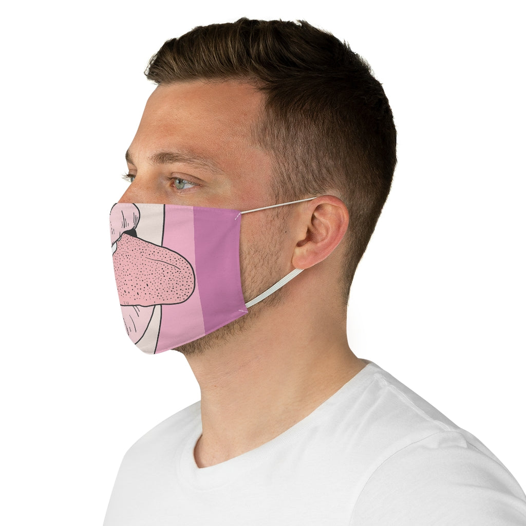 Fabric Face Mask tongue