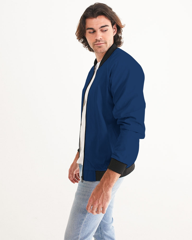 Blue Men's Bomber Jacket