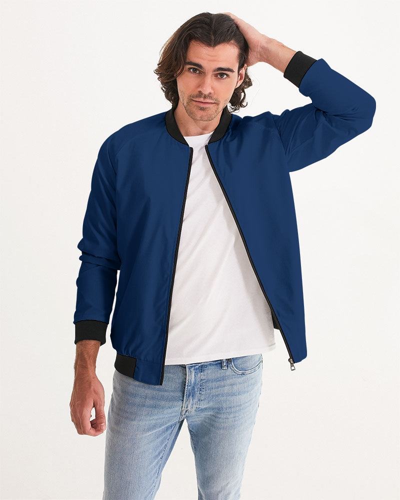 Blue Men's Bomber Jacket