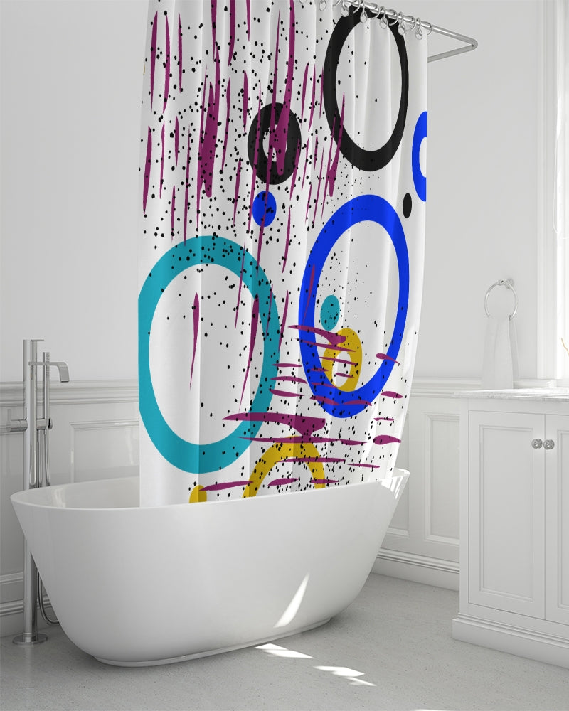 Color blocking Shower Curtain 72"x72"