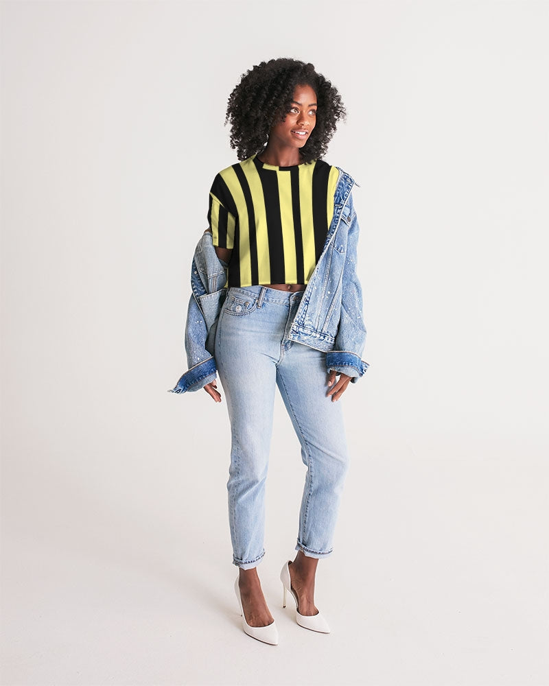 Y Yellow Women's Lounge Cropped Tee