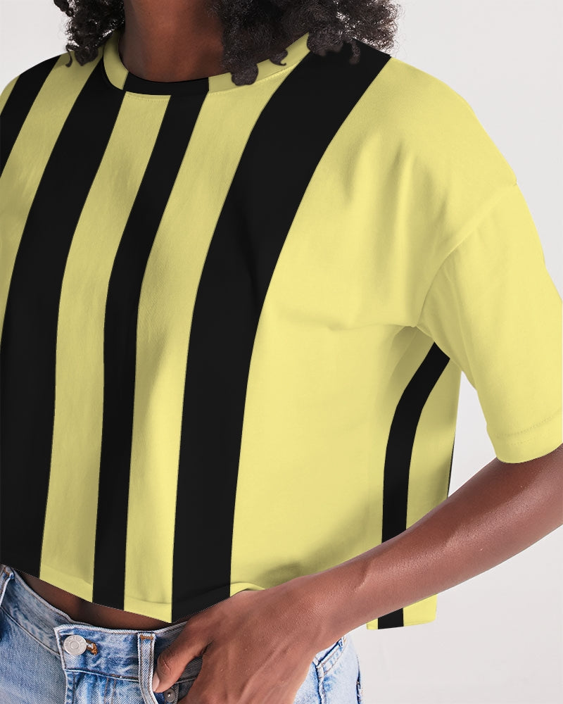 Y Yellow Women's Lounge Cropped Tee