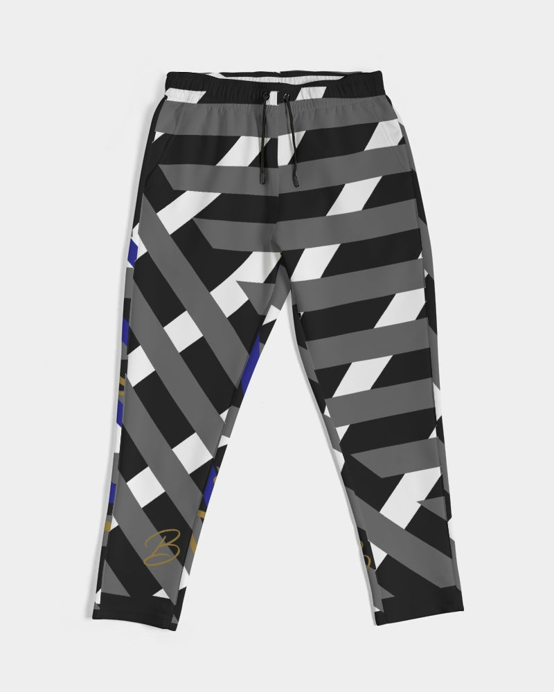 Black and white Men's Joggers