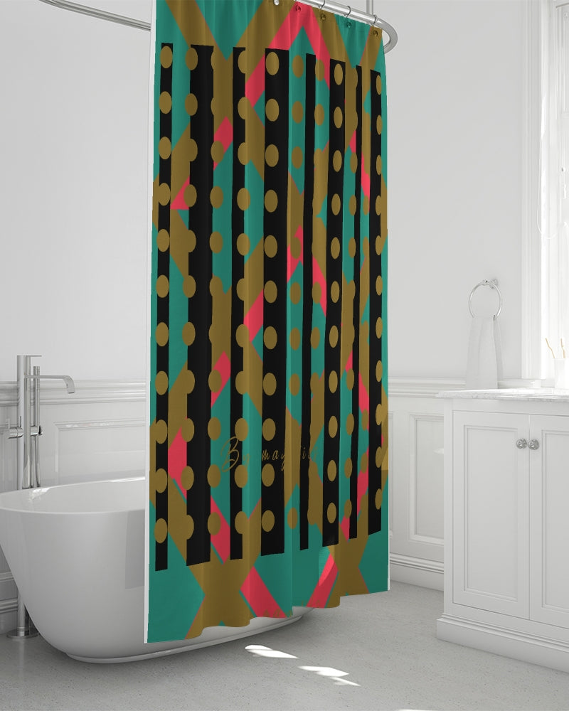 Color art 4 Shower Curtain 72"x72"