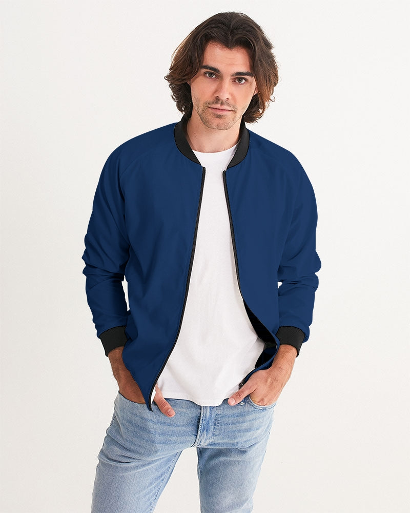 Blue Men's Bomber Jacket