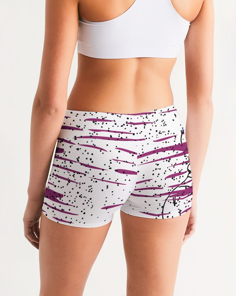 👖2 cool 4 U babe Women's Mid-Rise Yoga Shorts