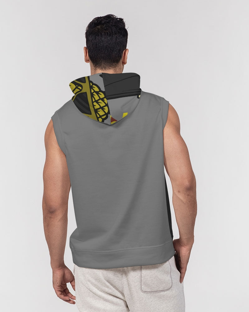 Chill dude gold Men's Premium Heavyweight Sleeveless Hoodie