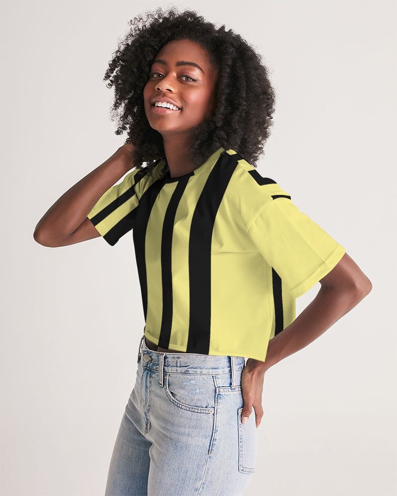 Y Yellow Women's Lounge Cropped Tee