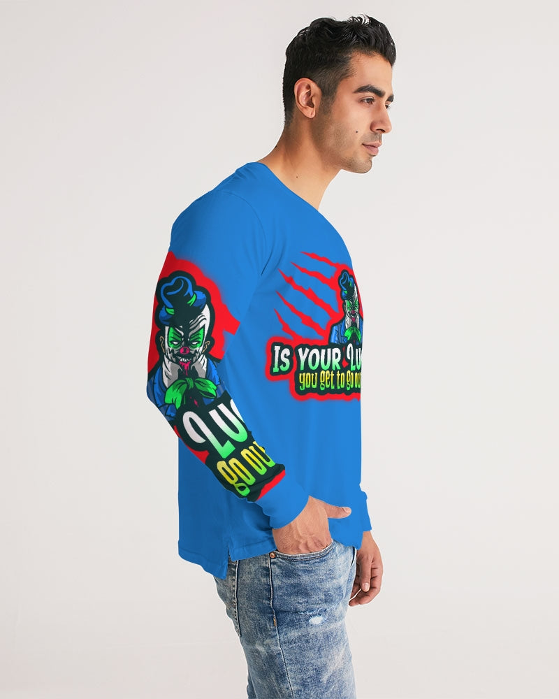 Blue Lucky Men's Long Sleeve Tee