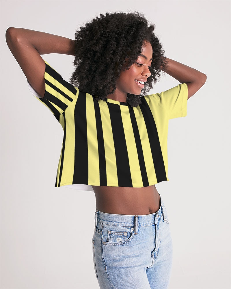 Y Yellow Women's Lounge Cropped Tee