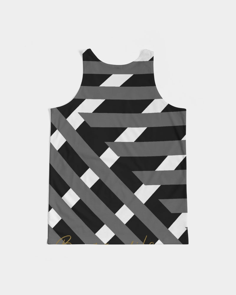 Black and white Men's Tank