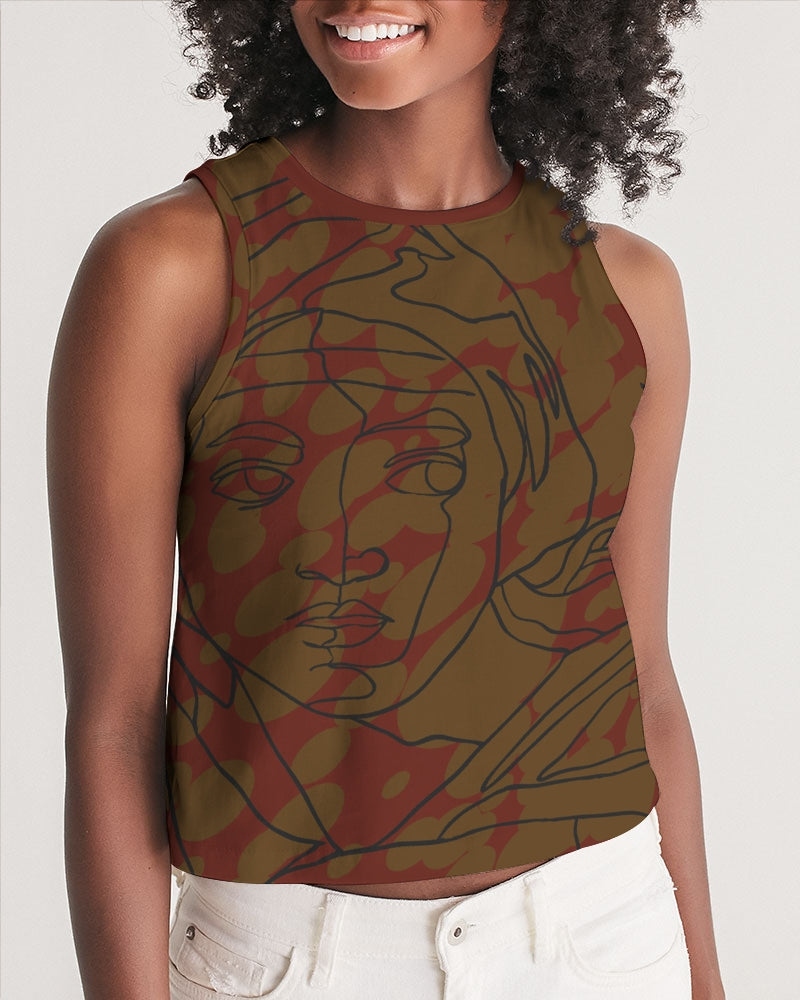 Art face Women's Cropped Tank