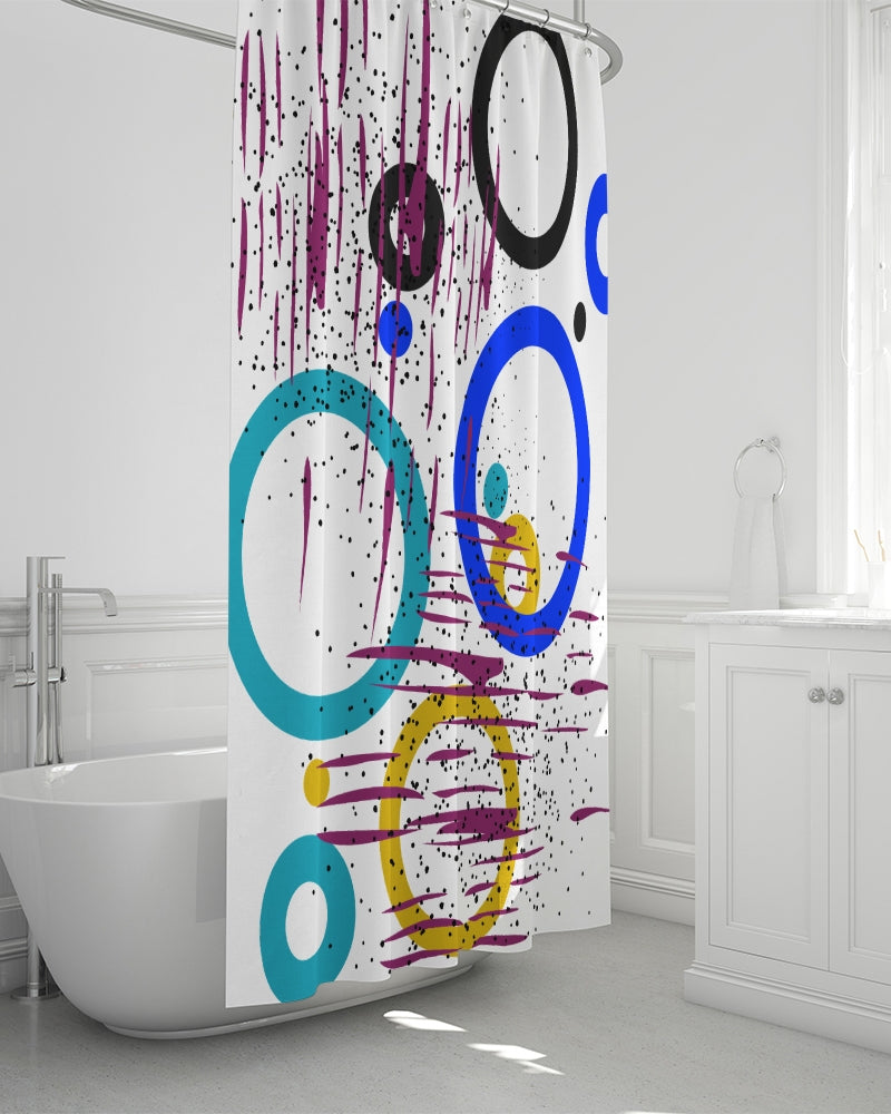 Color blocking Shower Curtain 72"x72"