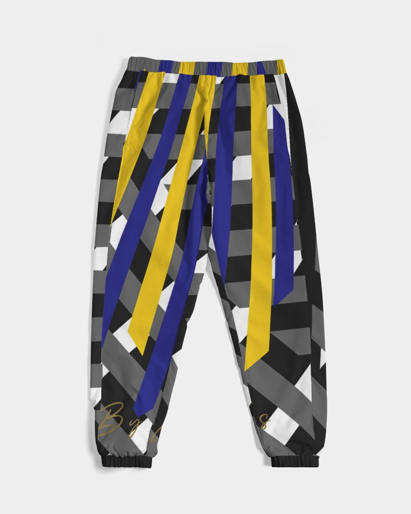 Black and white Men's Track Pants