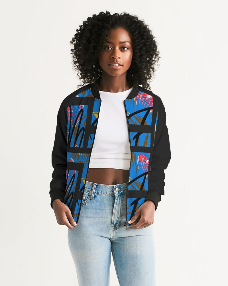 Brown fruit Women's Bomber Jacket